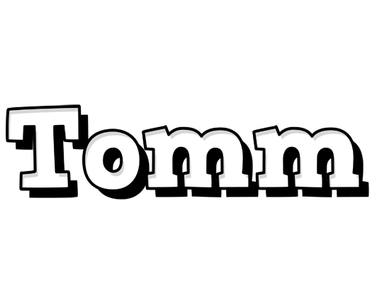Tomm snowing logo