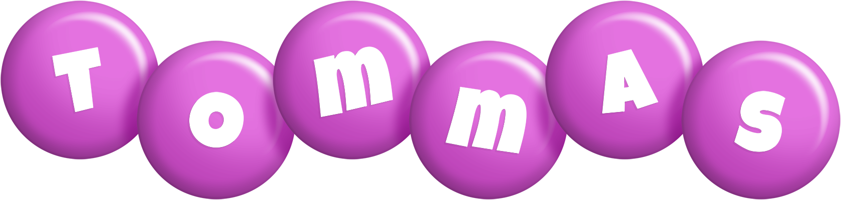 Tommas candy-purple logo
