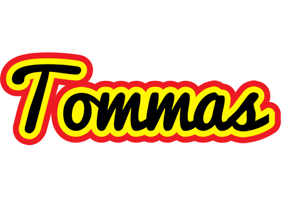 Tommas flaming logo