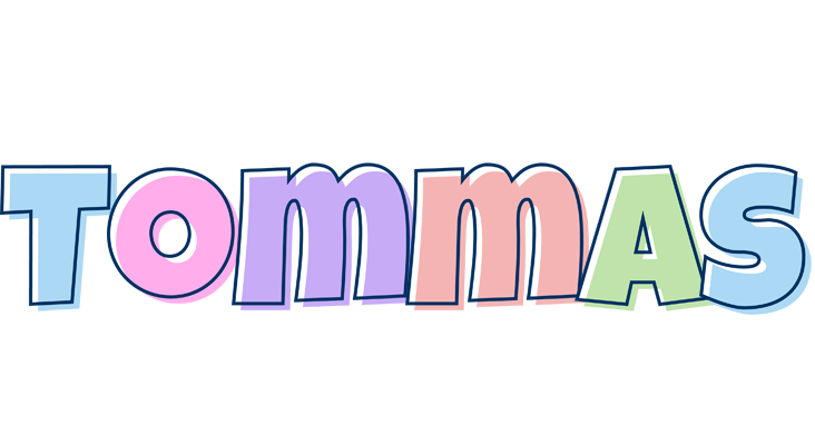 Tommas pastel logo