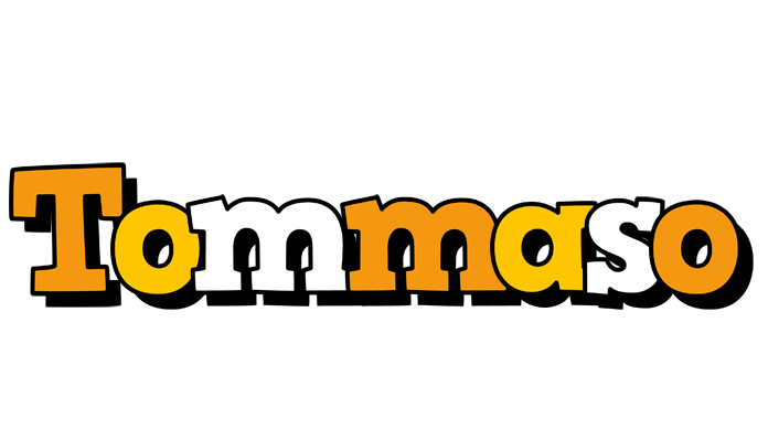 Tommaso cartoon logo