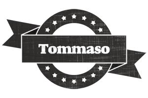 Tommaso grunge logo