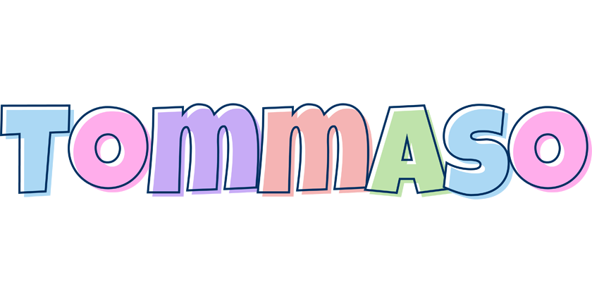 Tommaso pastel logo