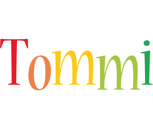 Tommi birthday logo