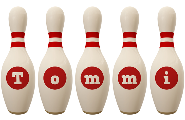 Tommi bowling-pin logo