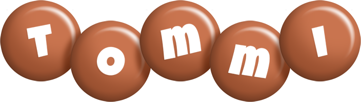 Tommi candy-brown logo