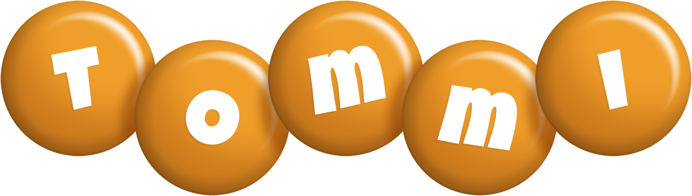 Tommi candy-orange logo