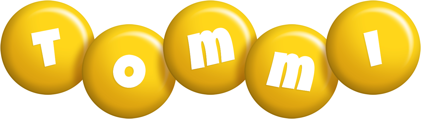 Tommi candy-yellow logo