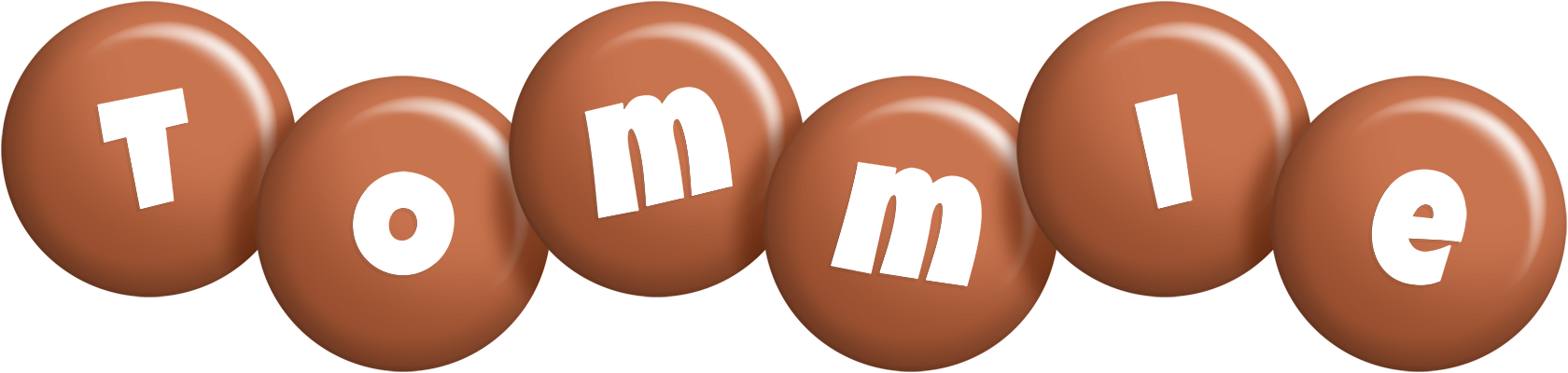 Tommie candy-brown logo