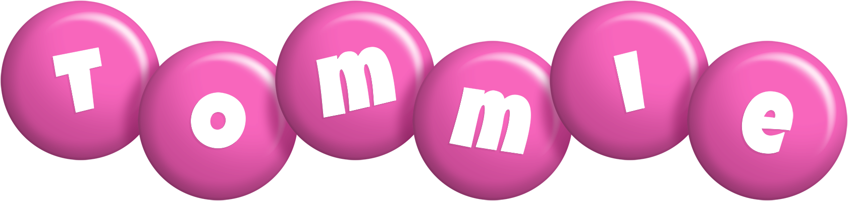 Tommie candy-pink logo