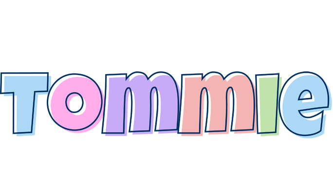 Tommie pastel logo