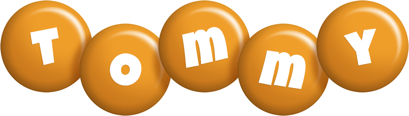 Tommy candy-orange logo