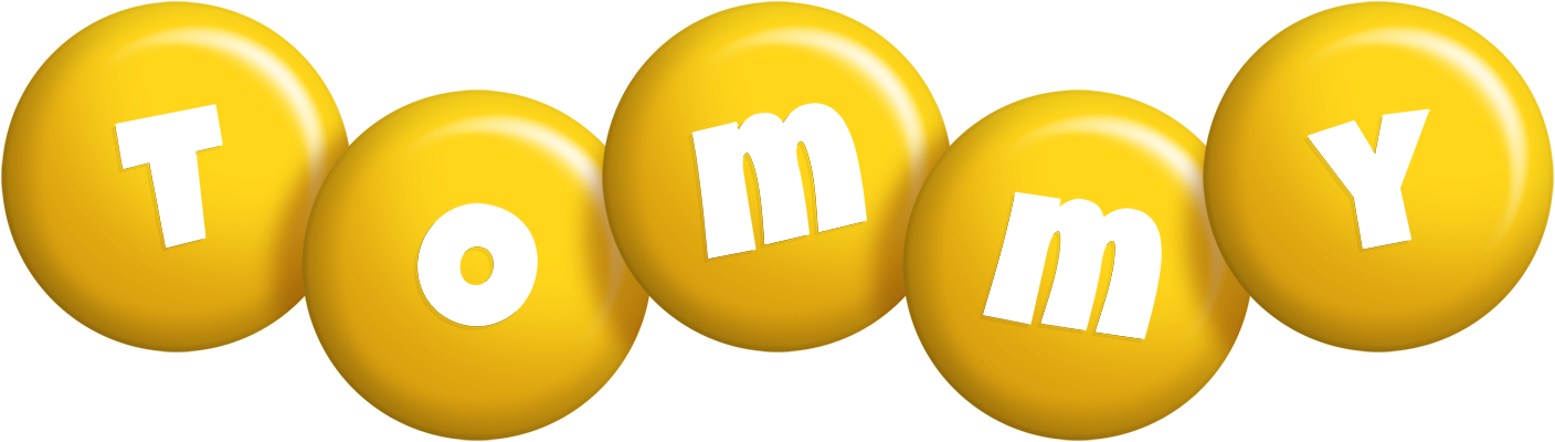 Tommy candy-yellow logo