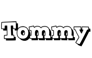 Tommy snowing logo