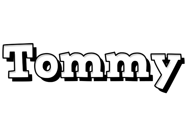 Tommy snowing logo