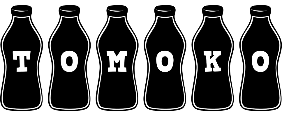 Tomoko bottle logo