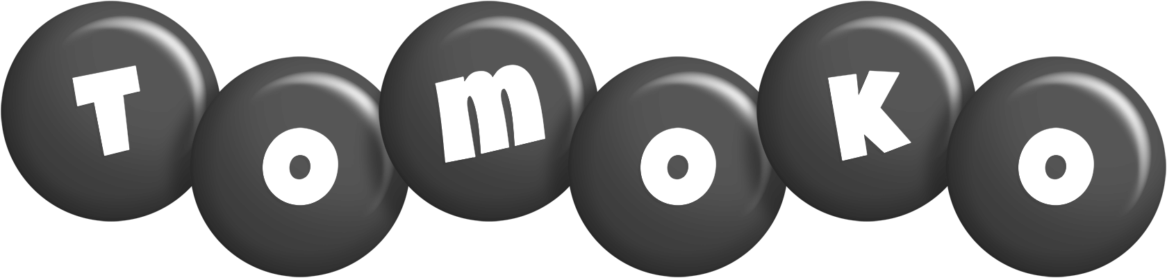 Tomoko candy-black logo