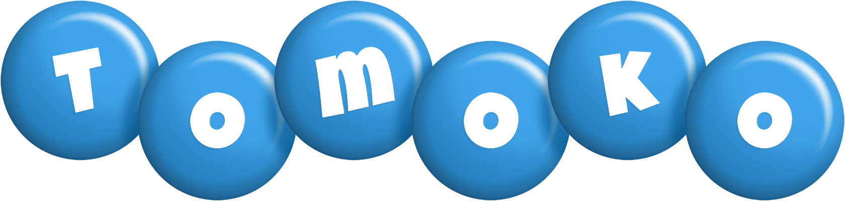 Tomoko candy-blue logo