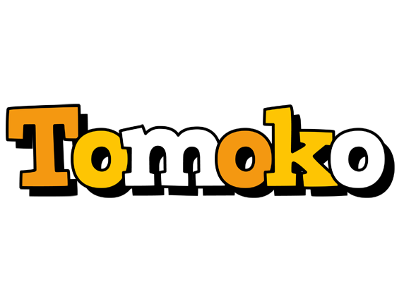 Tomoko cartoon logo