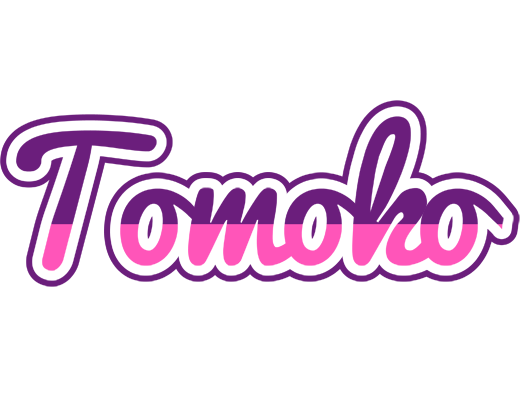 Tomoko cheerful logo