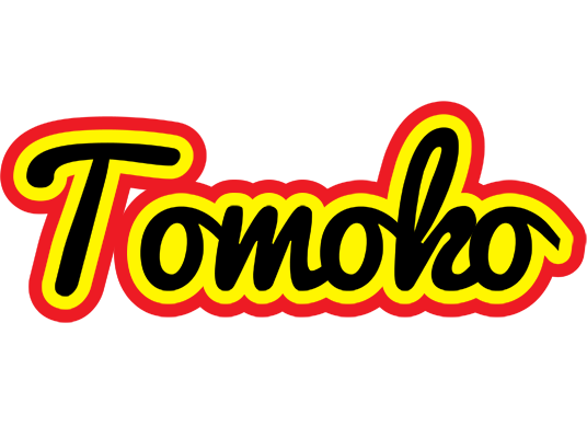 Tomoko flaming logo