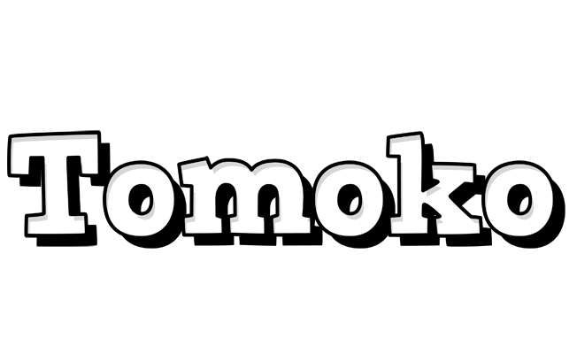 Tomoko snowing logo