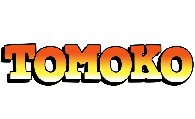 Tomoko sunset logo