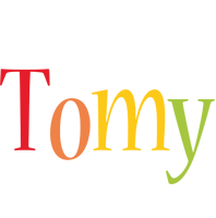 Tomy birthday logo