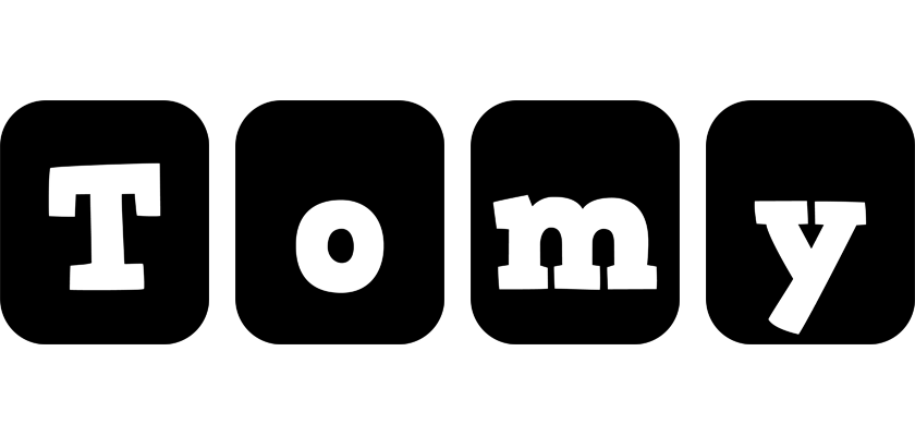 Tomy box logo