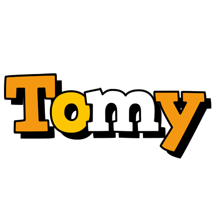 Tomy cartoon logo