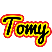 Tomy flaming logo