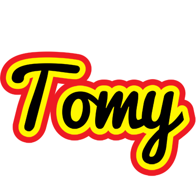 Tomy flaming logo