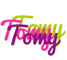 Tomy flowers logo
