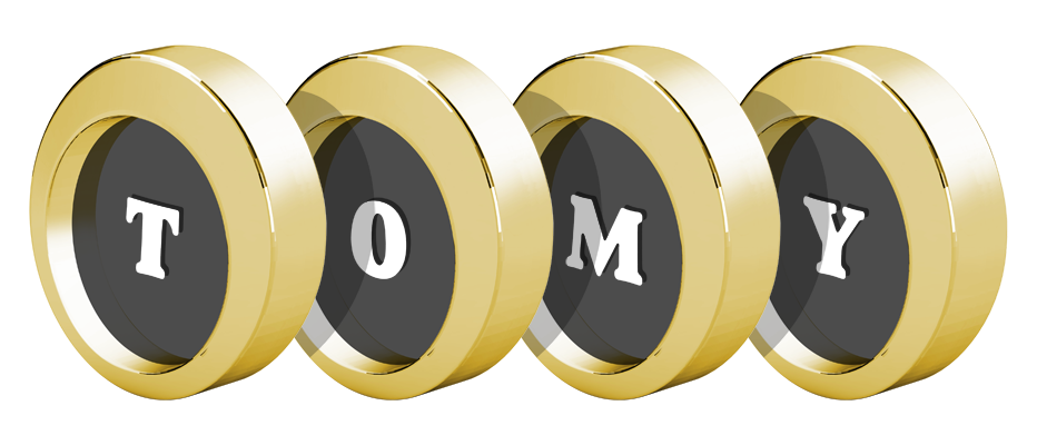 Tomy gold logo