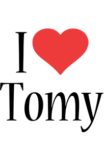 Tomy i-love logo