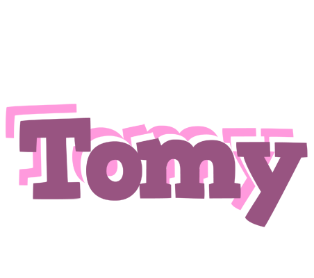 Tomy relaxing logo