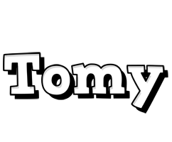 Tomy snowing logo