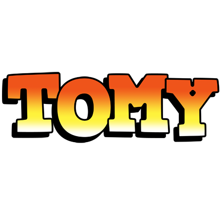 Tomy sunset logo