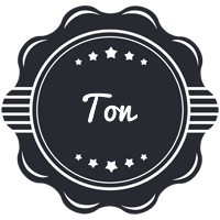 Ton badge logo