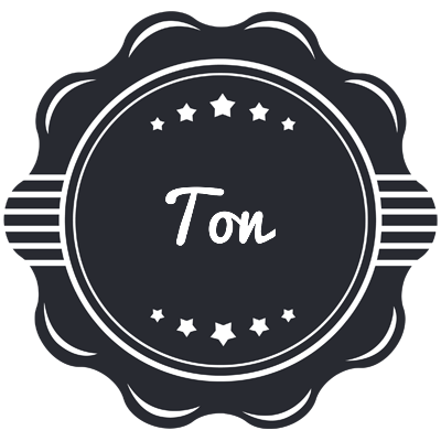 Ton badge logo