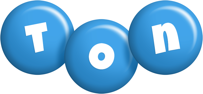 Ton candy-blue logo