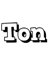 Ton snowing logo