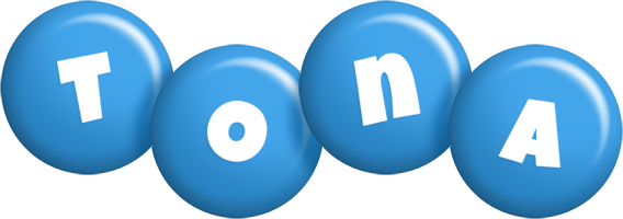 Tona candy-blue logo