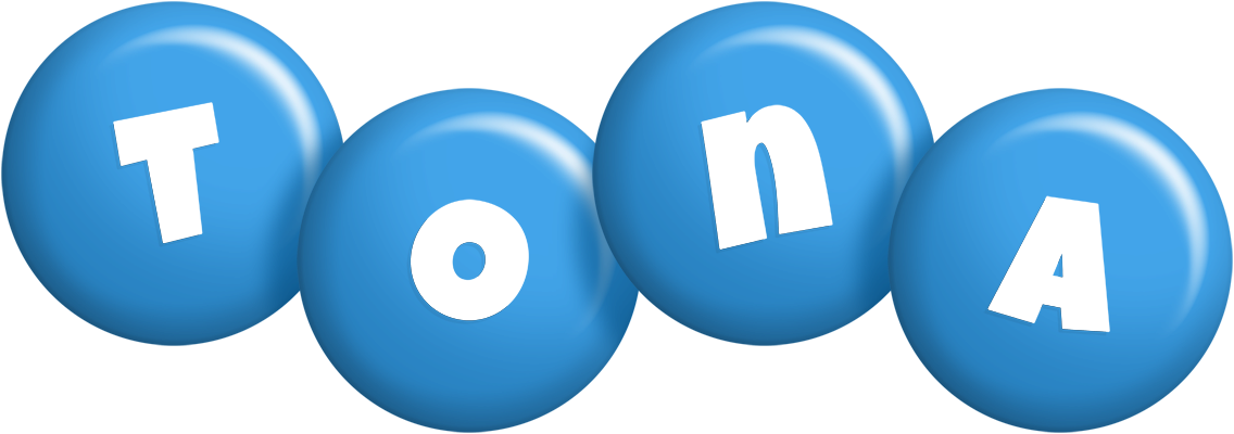 Tona candy-blue logo
