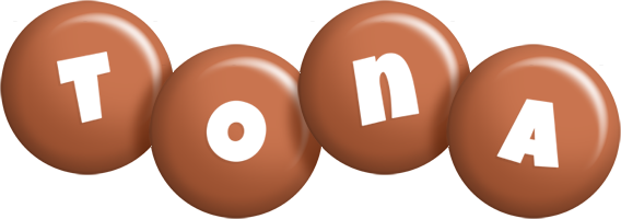 Tona candy-brown logo