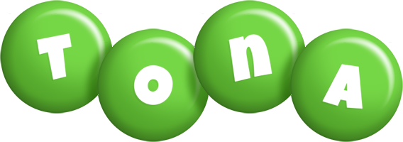 Tona candy-green logo