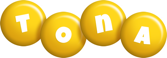 Tona candy-yellow logo