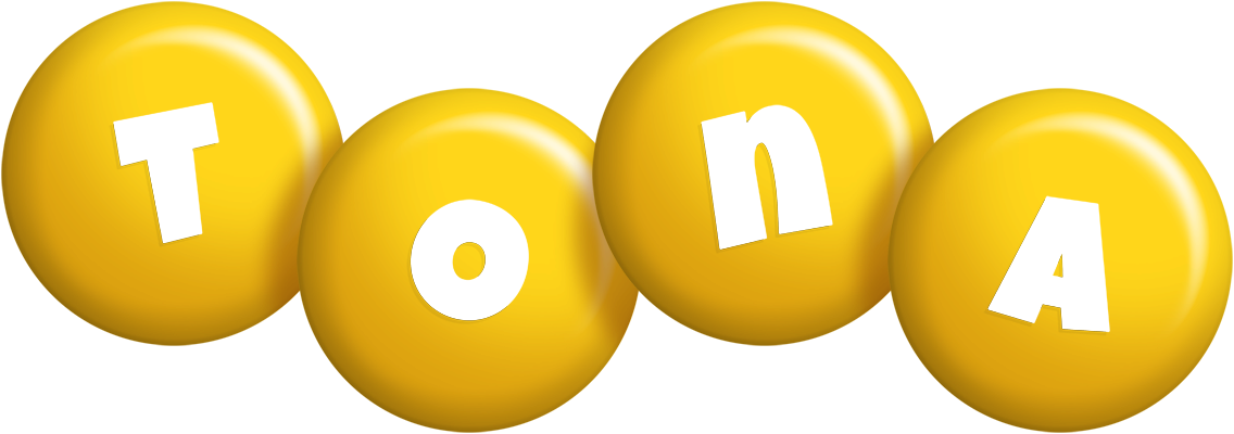 Tona candy-yellow logo