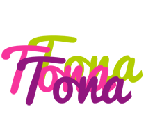 Tona flowers logo