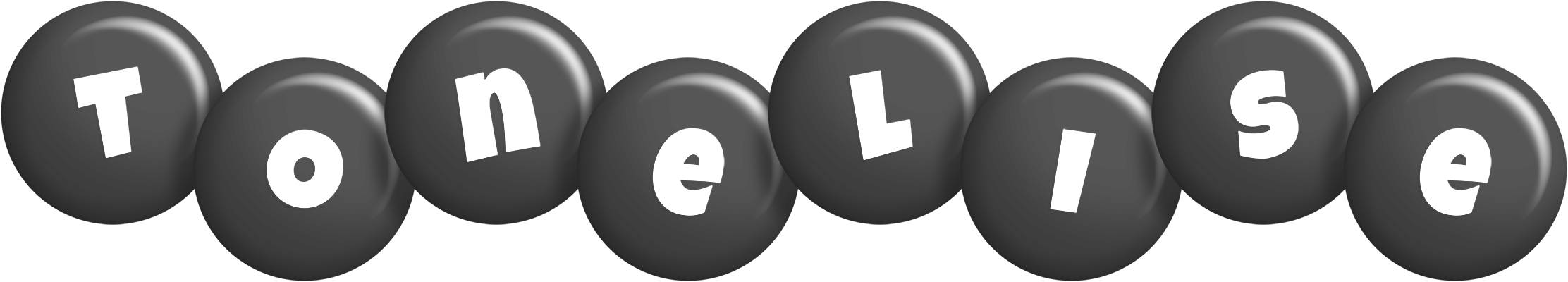 Tonelise candy-black logo